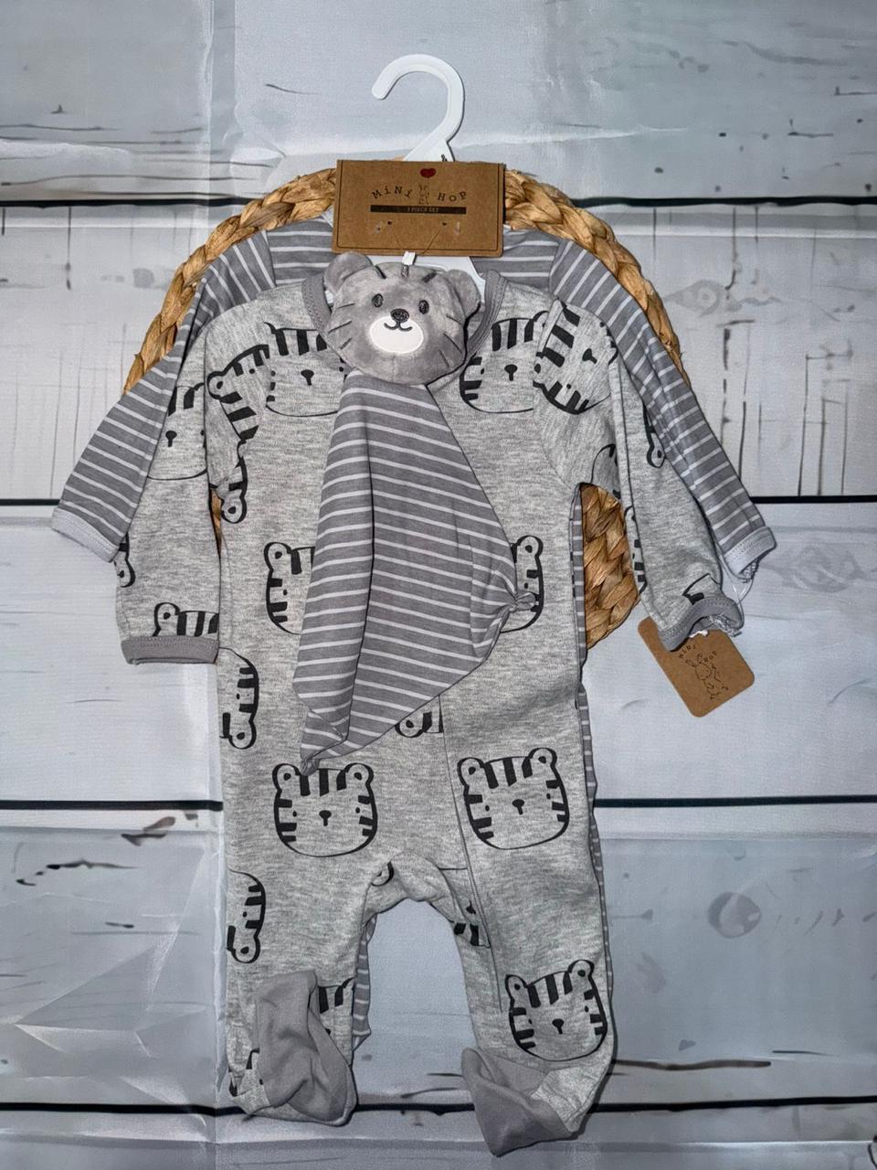 grey double set