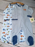 Blue double set