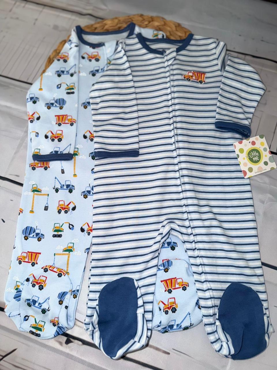 Blue double set
