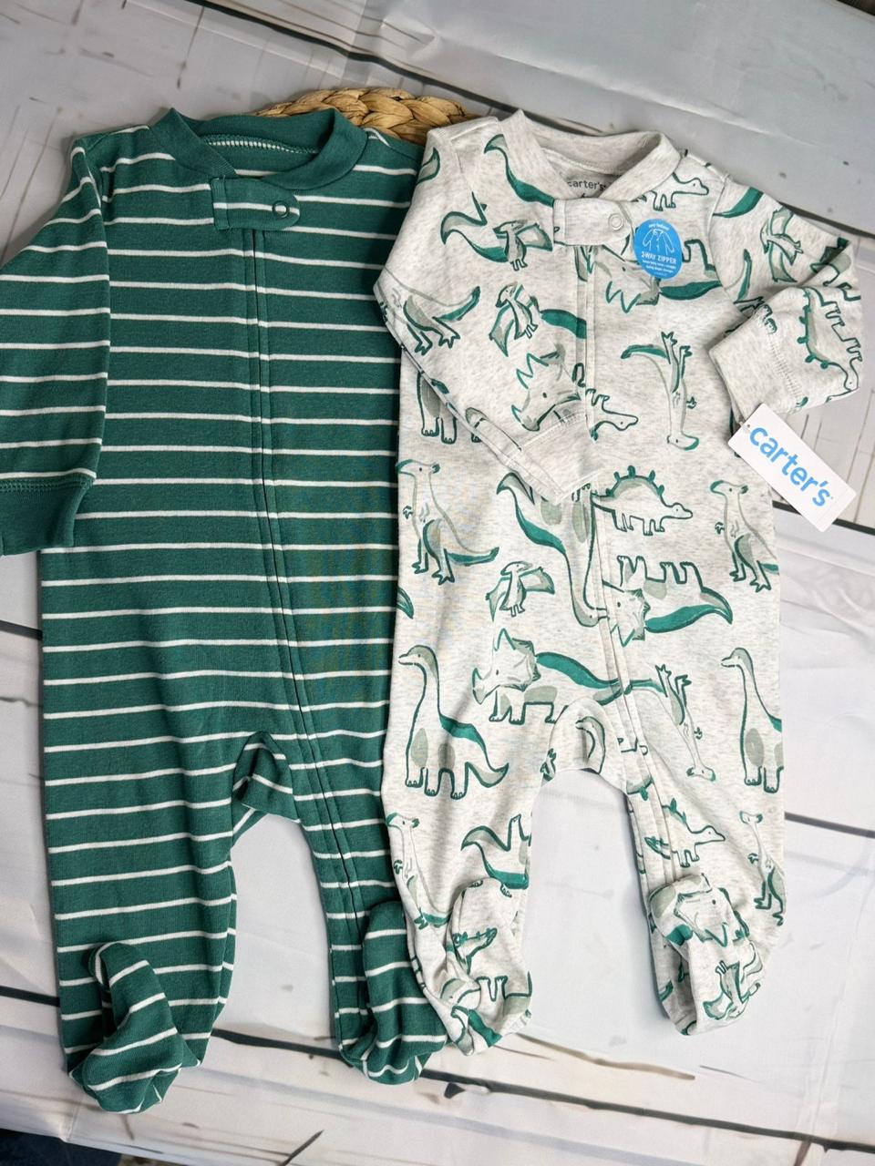 grey and green double sets